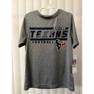 NWT Youth NFL Team Apparel Houston Texans Shirt Size Small Ages 6-7